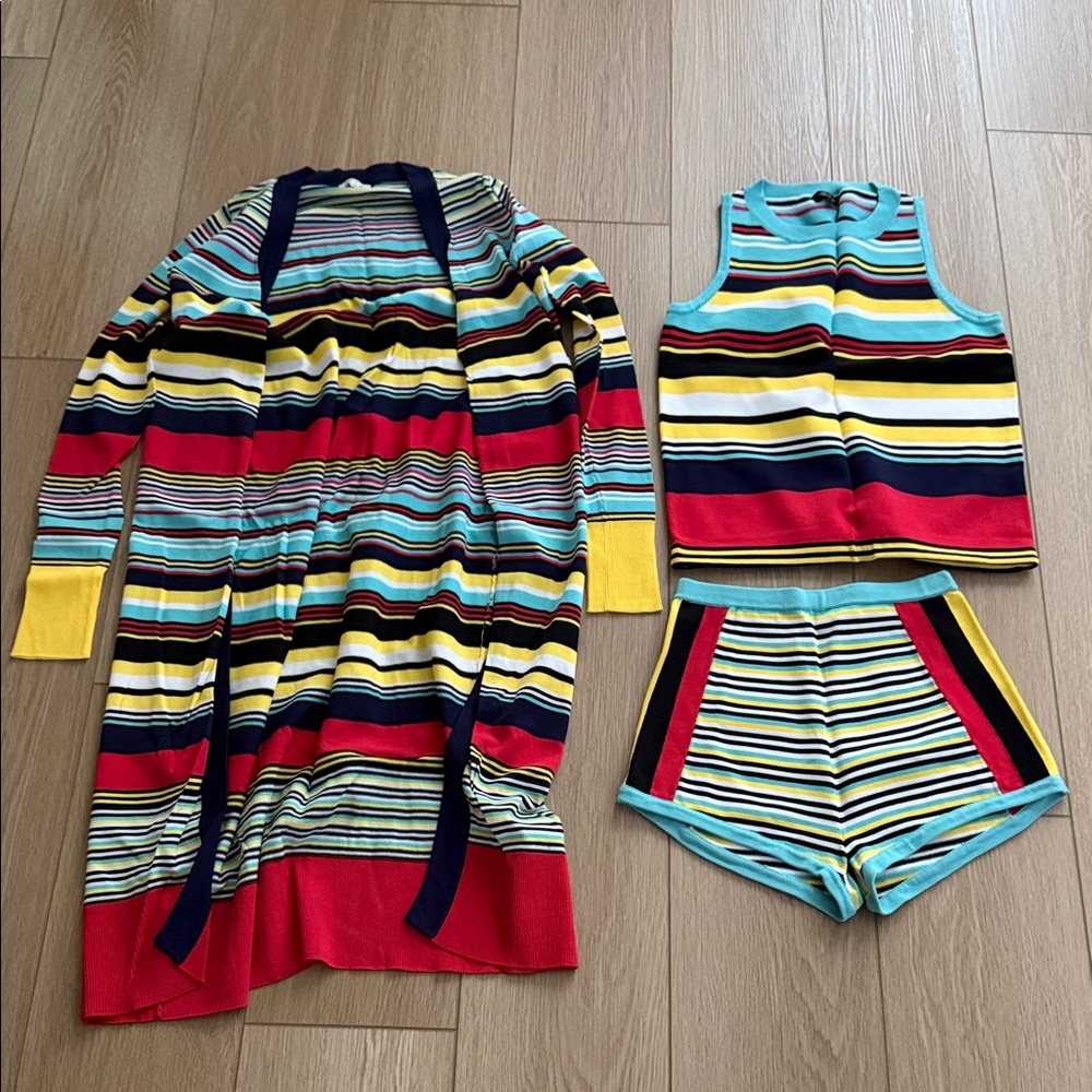 River Island Multicolor Striped Women Shorts